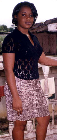 Date this delightful Gabon girl Agathta from  A9827